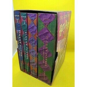 Harry Potter: The First Four... by J.K. Rowling Hardcover Box Set with Books 1-4
